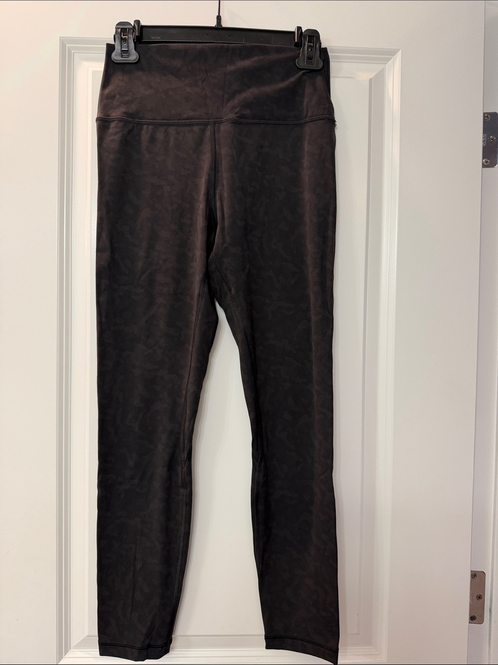 CRZ Yoga Women’s High-Waisted Workout Leggings - Charcoal pattern